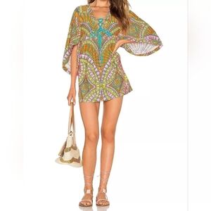 TRINA TURK Swim & Spa Collection Capri Tunic Cover Up / Tunic Orange Sherbet M